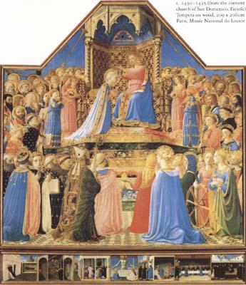 Fra Angelico The Annunciation (mk08) oil painting image